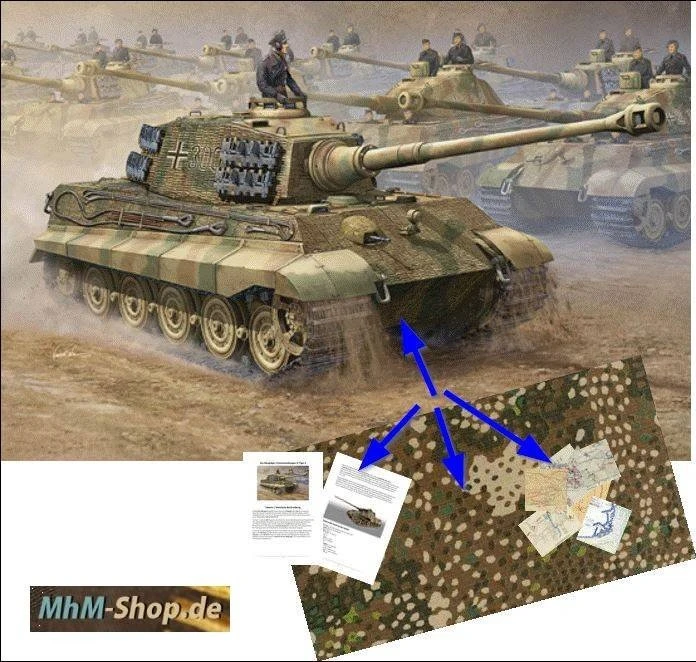 Trumpeter German Kingtiger 2 in 1(Henschel Turret & Porsche Turret)