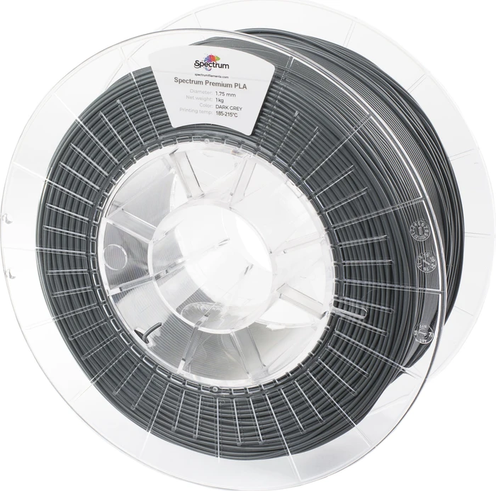Spectrum PLA, dark grey, Spule, 1.75mm, 2.00kg