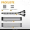 EZDIY-FAB 12VHPWR Cable Kit, 1x 24-Pin, 2x 4/8-Pin ATX, 1x 12VHPWR/4x 8-Pin PCIe, 16AWG, schwarz/weiß Vorschaubild