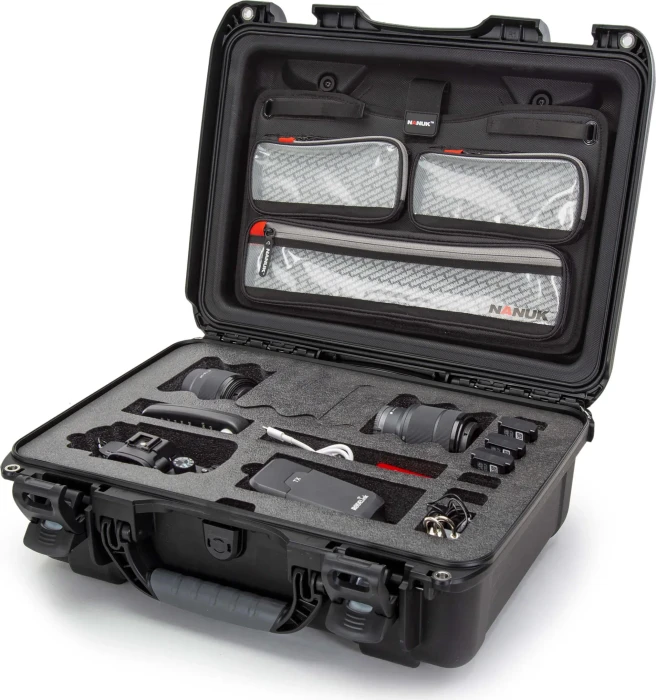 Nanuk 925 DSLR Kamerakoffer mit Deckel Organizer schwarz