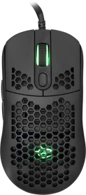 White Shark Galahad Black Gaming Mouse, schwarz, USB