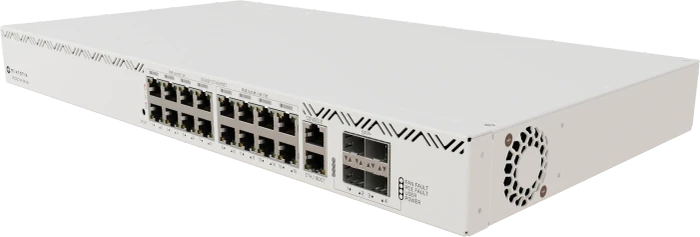 MikroTik Cloud Router Switch CRS320 Rackmount Gigabit Managed Switch, 16x RJ-45, 4x SFP+, 600W PoE++