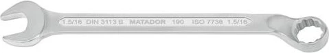 Matador 0190 Ring-Maulschlüssel zöllig, 1.5/16"x435mm