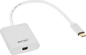 InLine Monitor Konverter USB-C Stecker auf Diplayport-Mini Buchse silber (64105S)