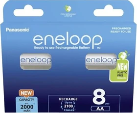 Panasonic eneloop (Gen 5) Mignon AA NiMH 2000mAh, 8er-Pack