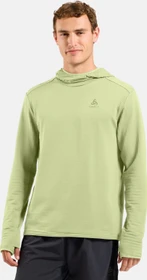 Odlo Essentials Thermal Hoodie Laufshirt langarm shadow lime (Herren)