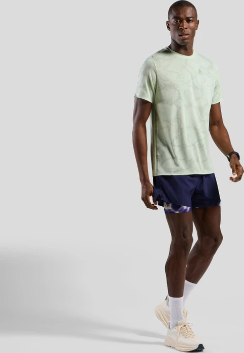 Odlo Zeroweight Engineered Chill-Tec Laufshirt kurzarm ambrosia melange (Herren)