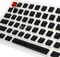 Glorious Aura Keycap Set, Kunststoff (PBT) Double-Shot, schwarz, 105 Tasten (104+1), ANSI-US Vorschaubild