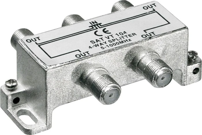 Wentronic Goobay BK-Verteiler 4-fach