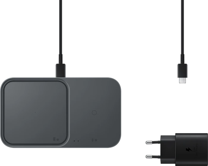 Samsung Super Fast Wireless Charger Duo Dark Grey