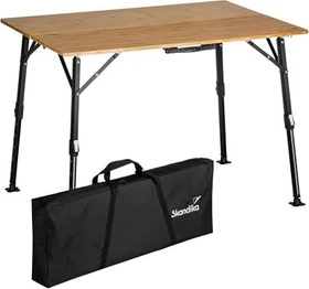 Skandika Tobro Bambus 100x72x70 faltbarer Campingtisch