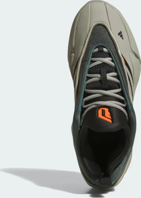 adidas Dame 9 silver pebble/legend ivy/impact orange
