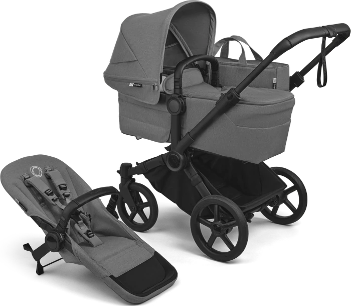 Bugaboo Donkey 6 2in1 Gestell schwarz moon grey