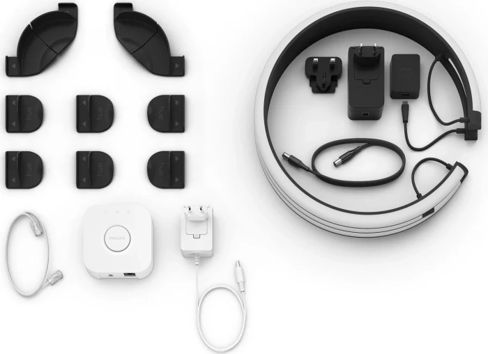 Philips Hue Play Gradient LED Lightstrip Starter Set 24-27" PC, 3 Stück