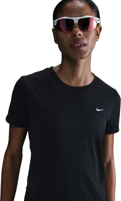 Nike Tempo Dri-FIT Laufshirt kurzarm schwarz (Damen)