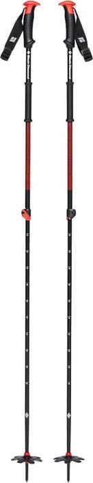 Black Diamond Traverse Touren Skistock hyper red (Modell 2023/2024)