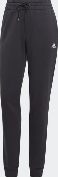 adidas Essentials Linear French Terry Cuffed Trainingshose lang schwarz/weiß (Damen)
