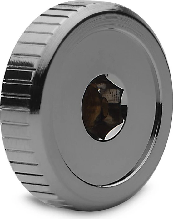 EK Water Blocks Quantum Line EK-Quantum Torque Plug mit Logo, G1/4", schwarz vernickelt