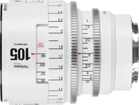 7artisans Infinte 105mm T2.1 Full Frame Cine für PL weiß