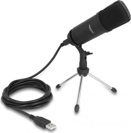 DeLOCK Professionelles USB Kondensator Mikrofon