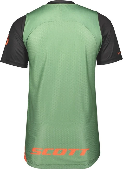 Scott Trail Vertic Trikot kurzarm black/dark ivy green (Herren)