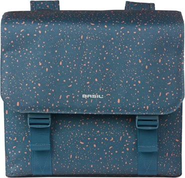 Basil Flair Doppeltasche Gepäcktasche navy