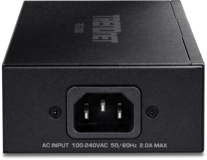 TRENDnet Desktop 10G PoE-Injektor, 2x RJ-45, 90W PoE++