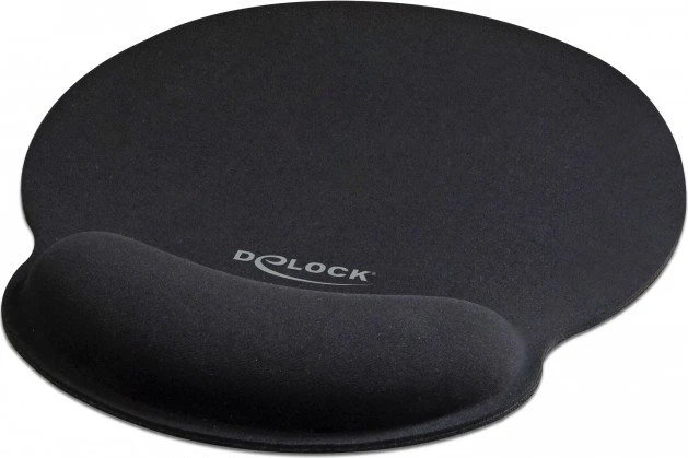 DeLOCK Ergonomisches Mauspad mit Handballenauflage, 252x227mm, schwarz