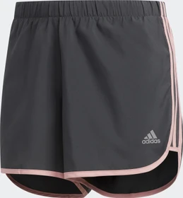 adidas Marathon 20 Laufhose kurz grey six/glow pink (Damen)