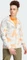 adidas Terrex Multi Printed Fleece Jacke grey one/amber tint (Herren) Vorschaubild