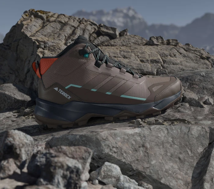 adidas Terrex Skychaser AX5 Mid GTX trace brown/earth strata/semi impact orange (Herren)