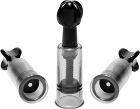 XR Brands Master Series Fusion Triple Suckers-Set, 3-tlg.