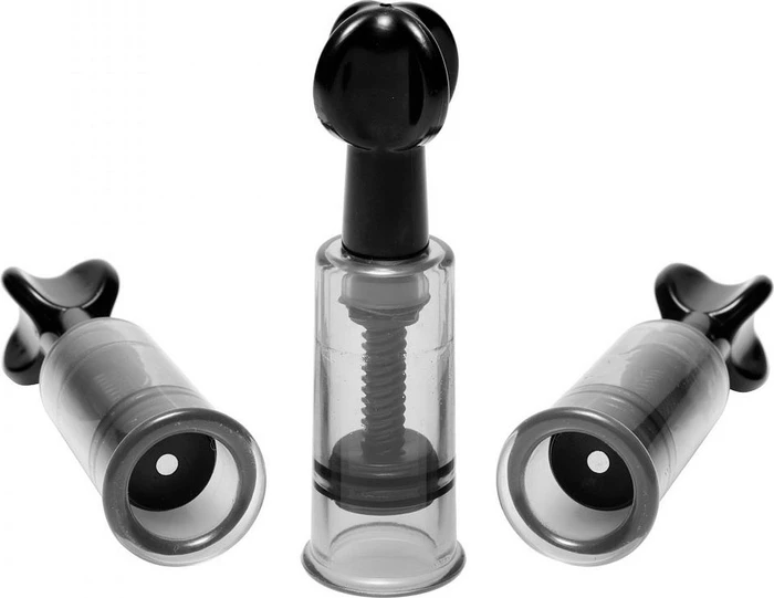 XR Brands Master Series Fusion Triple Suckers-Set, 3-tlg.
