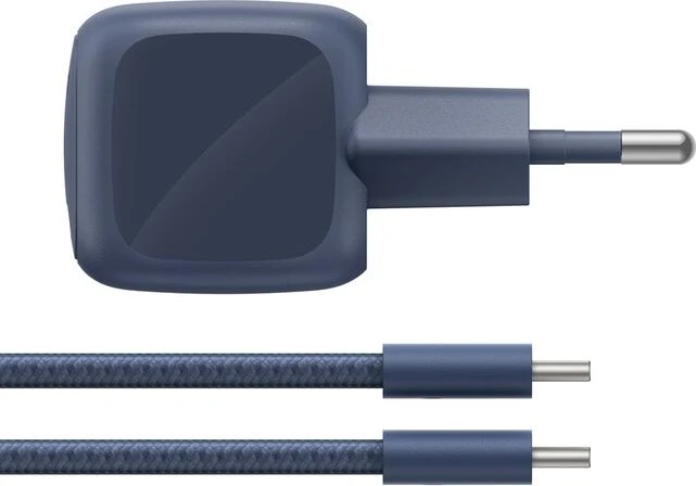 Belkin BoostCharge USB-C-Ladegerät + USB-C/USB-C-Kabel (30W) blau
