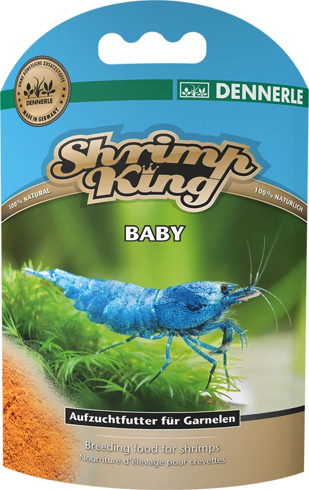 Dennerle Shrimp King Baby Mikrogranulat Aufzuchtfutter für Garnelen, 35g