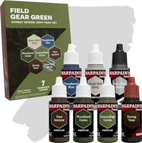 Army Painter Warpaints Fanatic Combat Se7ens Field Gear Green Farbset, 7-tlg.