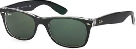 Ray-Ban RB2132 New Wayfarer Color Mix 52mm black-transparent/green classic