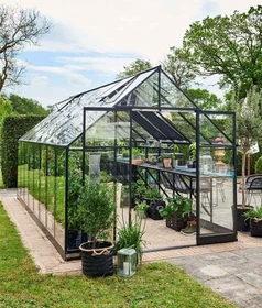 Halls Qube+ 816 SG 3mm Gewächshaus schwarz