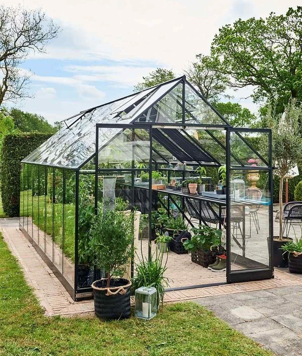 Halls Qube+ 816 SG 3mm Gewächshaus schwarz