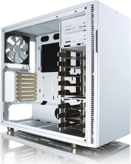 Fractal Design Define R5 White & Gold Limited Edition, Acrylfenster, schallgedämmt