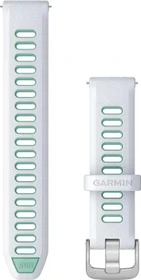 Garmin Schnellwechsel Ersatzarmband 110-175mm Silikon für Garmin Forerunner 265S whitestone/tidal blue (010-11251-A4)