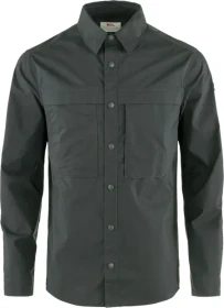 Fjällräven Abisko Trail Hemd langarm dark grey (Herren)
