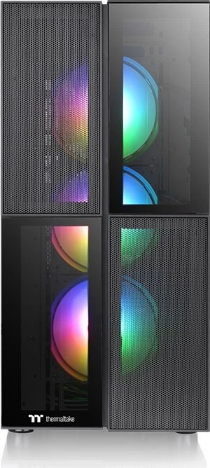 Thermaltake Versa T26 TG ARGB, schwarz, Glasfenster