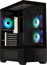 BitFenix CETO Basic Black, 3A, Lüfter LED ARGB, Glasfenster