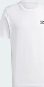 adidas Trefoil Essentials T-Shirt kurzarm weiß/schwarz (Herren)