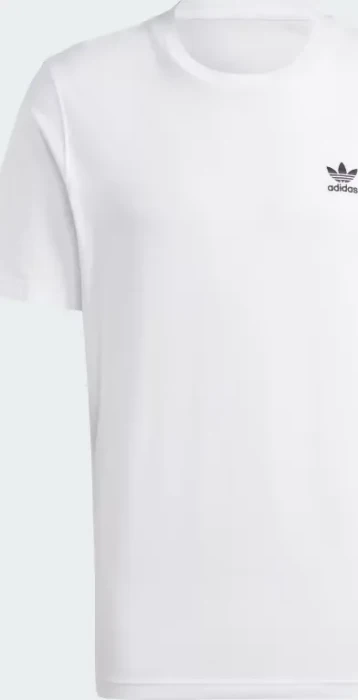 adidas Trefoil Essentials T-Shirt kurzarm weiß/schwarz (Herren)