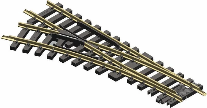 Piko - Spur G Gleis - G Weiche G-WLR3 22.5°