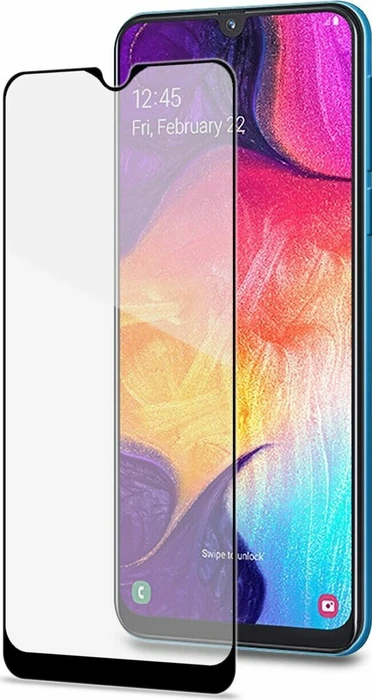 Celly Full Glass für Samsung Galaxy A20e schwarz