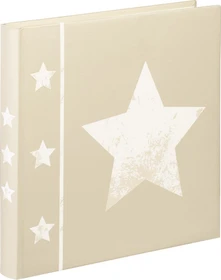 Hama Jumbo Fotoalbum, 30x30, 60 weiße Seiten, Skies beige