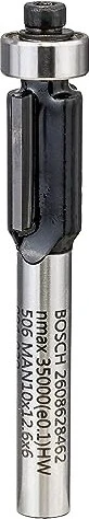Bosch Professional Standard for Wood Bündigfräser, (D)9.5x13.7x56mm, 1 Stück